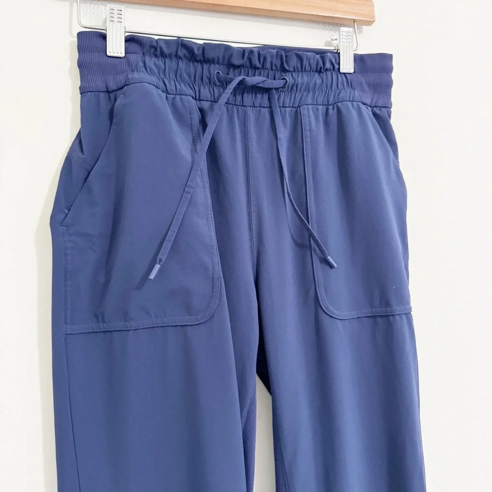 Lululemon Beyond The Studio High Rise Crop Pant Blue 6